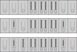 Fig. 5: Configuration of the bars on the ML 41