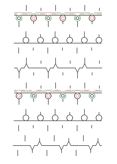 Loop diagram for Technit D3 fabric