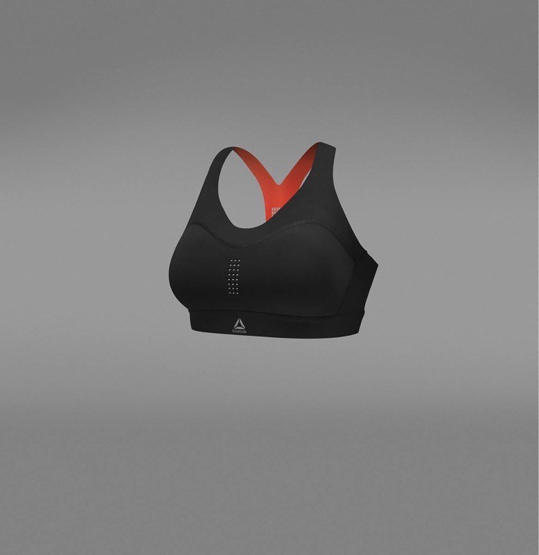 New Reebok sports bra with reactive technology