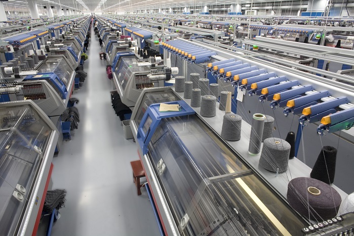 Project I: The installation of the 300 high-tech flatbed knitting machines will happen throughout the next three years. © Stoll