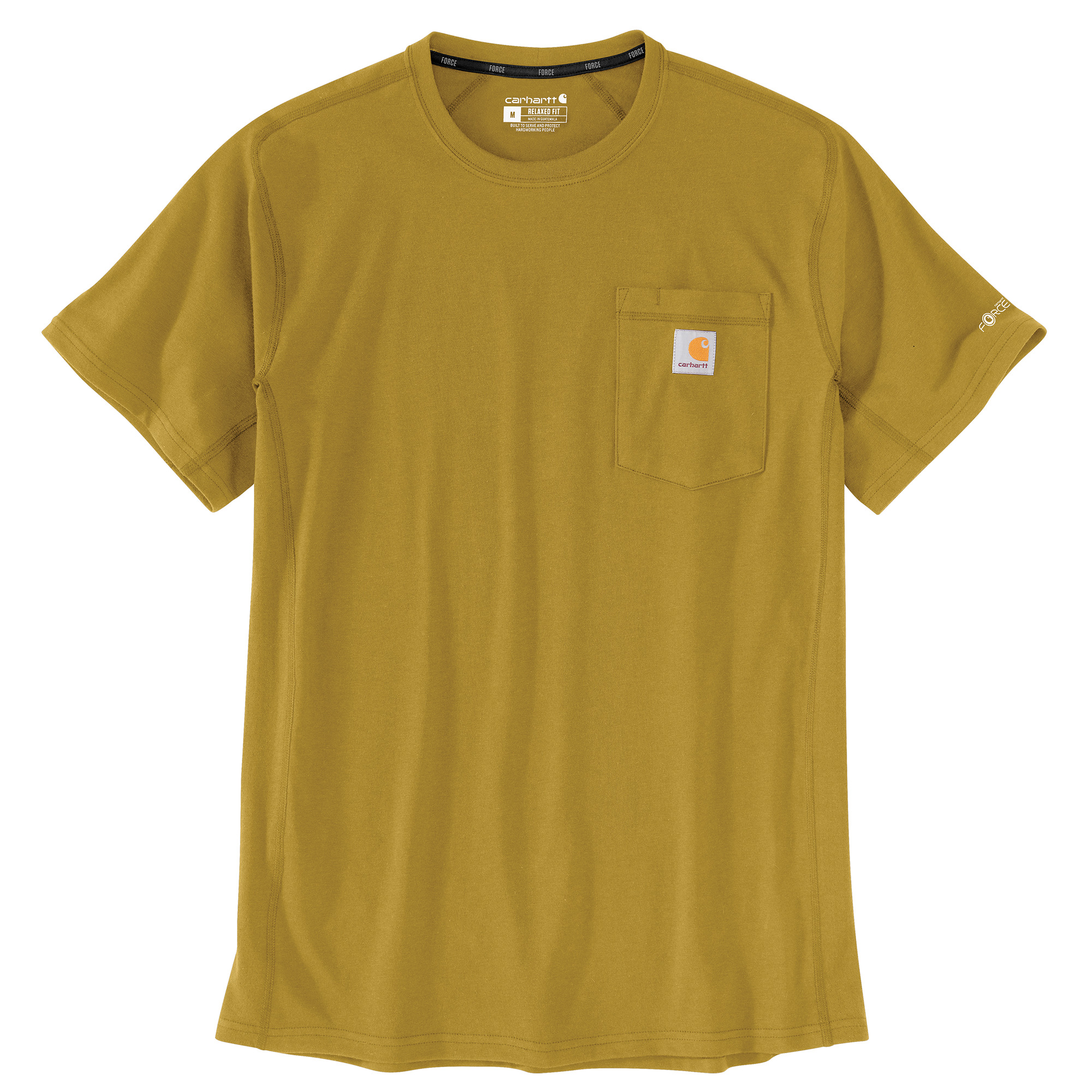 Carhartt Force Short-Sleeve Pocket T-Shirt - Heather Grey — Dave's New York