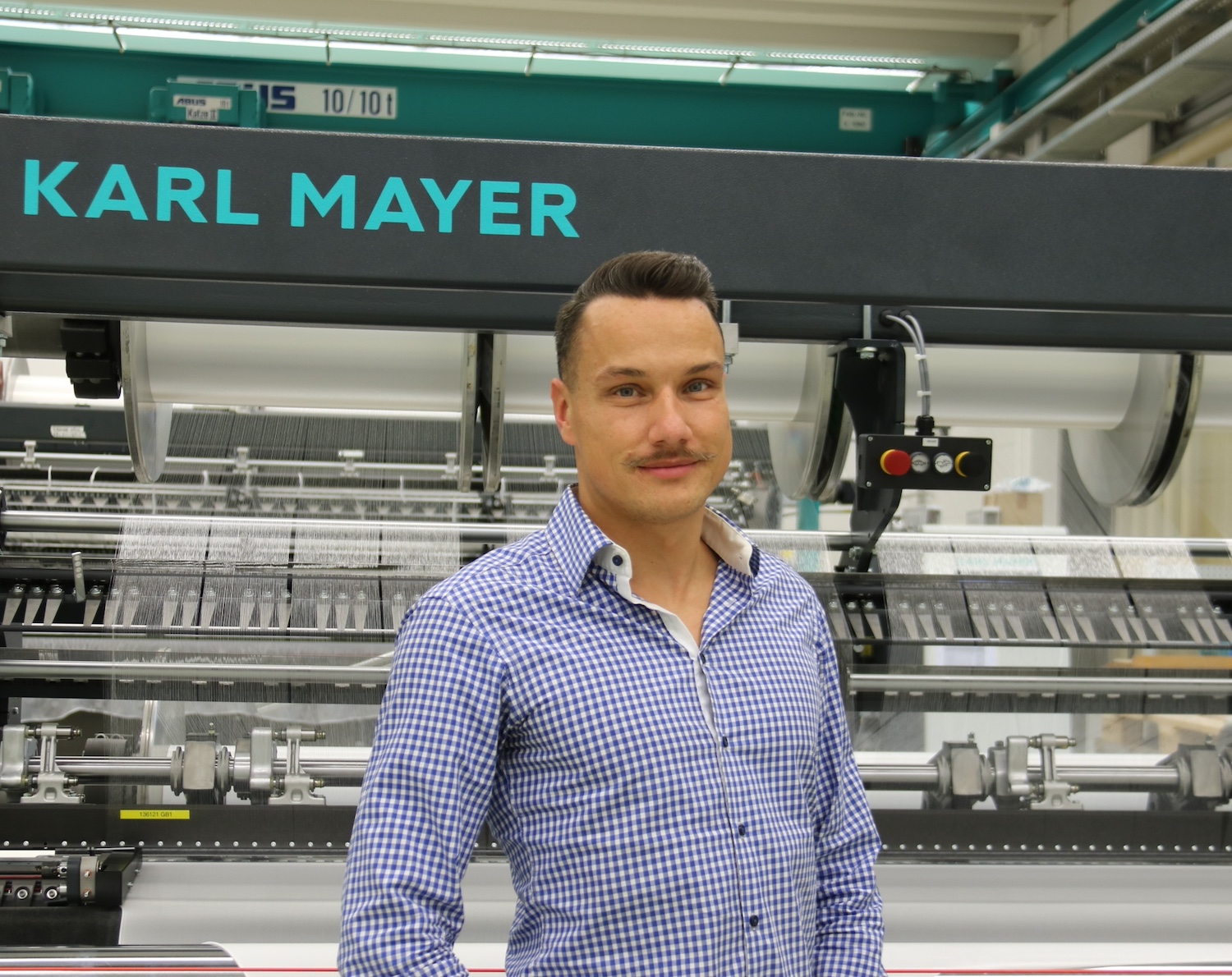 Kai Sulzmann, Project Manager of the Karl Mayer warp knitting business unit. © Karl Mayer Group