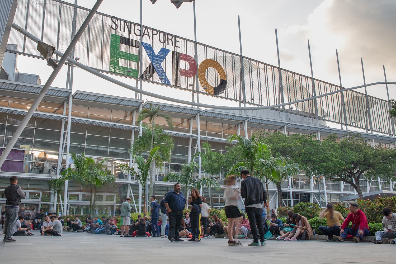 Singapore EXPO entrance. © ITMA Services