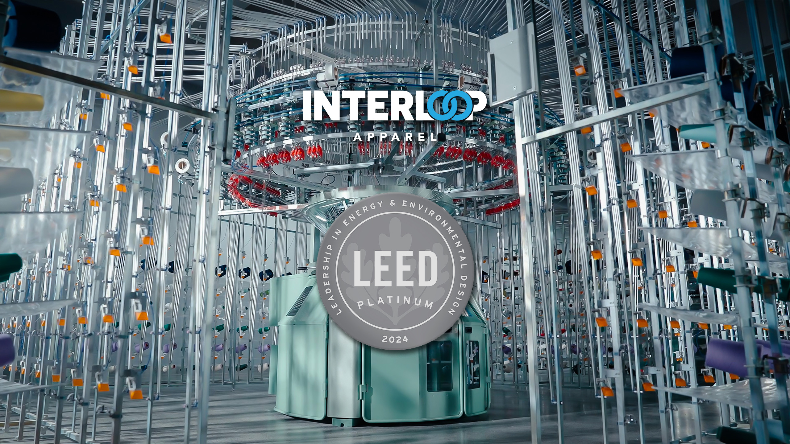 Interloop’s latest fully integrated knitwear plant in Faisalabad, Pakistan, is equipped to produce fifty tons of knitted and dyed fabrics on a daily basis. © Interloop